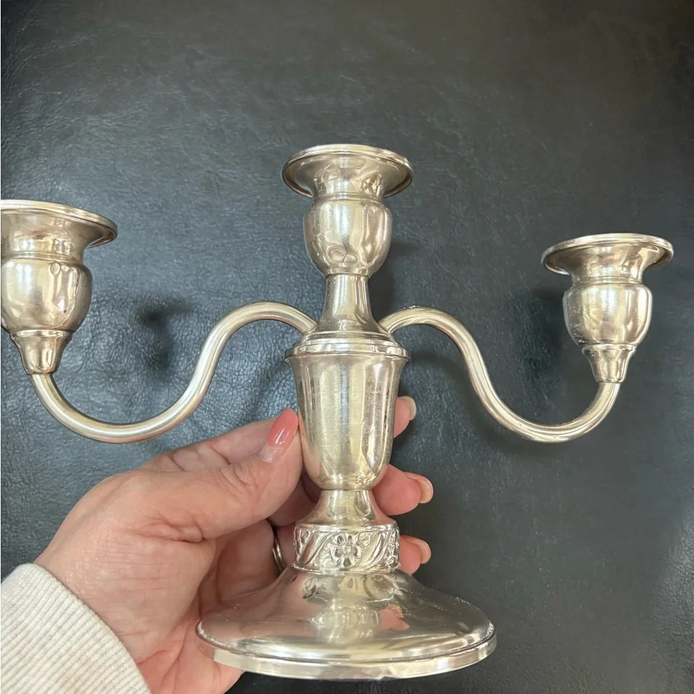 Elegant Silver Candelabra